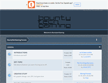 Tablet Screenshot of bountytechgaming.com